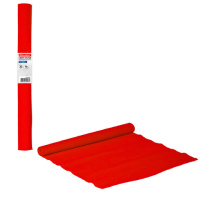 Бумага крепированная Brauberg красная, 50х250см, 32г/м, растяжение до 45%