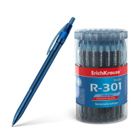 Ручка шариковая автоматическая Erich Krause R-301 Original Matic синяя, 0.7мм
