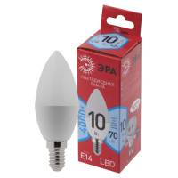 Лампа светодиодная ЭРА, 10(70)Вт, цоколь Е14, свеча, нейтральный белый, 25000 ч, LED B35-10W-4000-E1