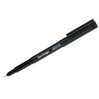 Ручка капиллярная Berlingo черная, 0.4мм, черный корпус