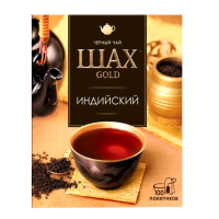 Чай Шах Gold Индийский черный, 100 пакетиков