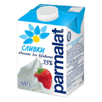 Сливки Parmalat 35%, 500г, ультрапастеризованные
