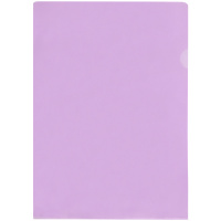 Папка-уголок Officespace прозрачная фиолетовая, А4, 100мкм
