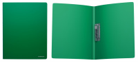 Пластиковая папка с зажимом Erich Krause Classic зеленая, А4