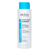 Шампунь Aravia Hydra Pure Shampoo увлажняющий, для восстановления сухих  волос, 400мл