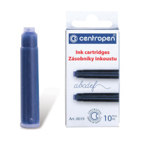 Картридж для перьевой ручки Centropen синий, 10шт, 0019