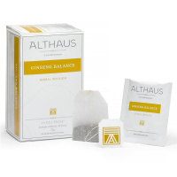 Чай Althaus Ginseng balans Deli Pack, черный, 20 пакетиков