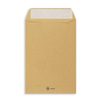 Пакет почтовый бумажный плоский Multipack C5 крафт, 160х230мм, 80г/м2, 500шт, стрип