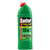 Чистящее средство для сантехники Sanfor Универсал 1л, лимонная свежесть
