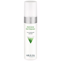 Гель очищающий Aravia Anti-Acne Gel Cleanser для жирной и проблемной кожи лица, 250мл