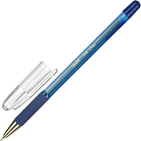 Ручка шариковая Attache Goldy синяя, 0.3мм, масляная, с манжетой