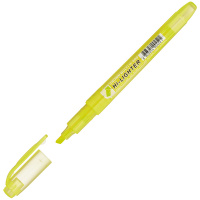 Текстовыделитель Crown Multi Hi-Lighter желтый, 1-4мм, скошенный наконечник