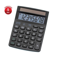 Калькулятор настольный Citizen ECC-210 черный, 8 разрядов