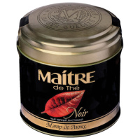 Чай Maitre Мэтр де Люкс, черный, листовой, 100г, ж/б