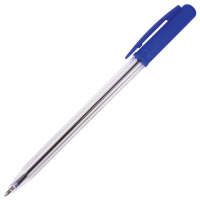Шариковая ручка автоматическая Staff Эконом синяя