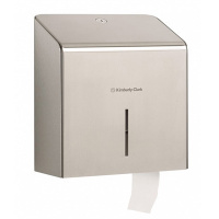 Диспенсер для туалетной бумаги в рулонах Kimberly-Clark Jumbo 8974, мини, металлик