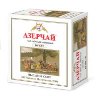 Чай Азерчай черный букет, 2г x 100
