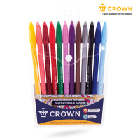 Набор ручек капиллярных Crown MultiPla 12 цветов, 0.3мм