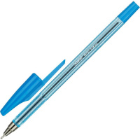 Шариковая ручка Attache Economy AA-927 синяя, 0.38мм, прозрачный корпус