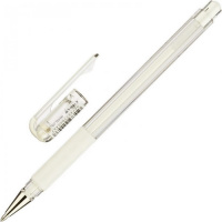Гелевая ручка Pentel Hybrid gel Grip белая, 0.4мм