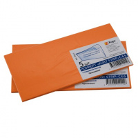 Конверт почтовый Курт С65 оранжевый, 114х229мм, 120г/м2, 5шт, стрип
