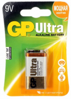 Батарейка Gp Ultra Alkaline 6LR61 9V, 1шт/уп
