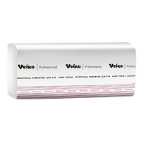 Бумажные полотенца Veiro Professional Comfort KV313, листовые, белые, V укладка, 250шт, 1 слой
