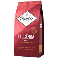 Кофе молотый Poetti 'Leggenda Ruby', вакуумный пакет, 250г