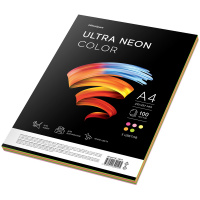 Бумага цветная OfficeSpace 'Ultra Neon Color', A4, 75 г/м?, 100л., (5 цветов)