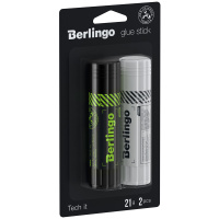 Клей-карандаш Berlingo 'Tech It', 21г, 2шт., блистер, ПВП
