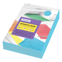 Цветная бумага для принтера Officespace Intensive Color A4, голубая, 500 листов, 80г/м2