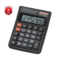 Калькулятор настольный Citizen SDC-022S SBP черный, 10 разрядов