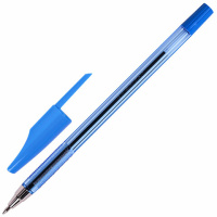 Шариковая ручка Beifa синяя, 0.5мм, голубой корпус