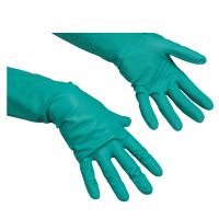 Перчатки резиновые Vileda Professional универсальные р.M, зеленые, 100223