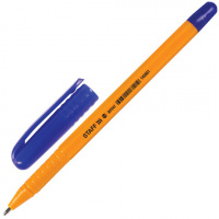 Ручка шариковая Staff синяя, 0.35мм, оранжевый корпус