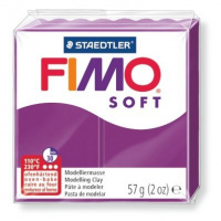 Полимерная глина Fimo Soft фиолетовая, 57г