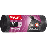 Мешки для мусора Paclan Standard 30л, 7.3мкм, 20 шт
