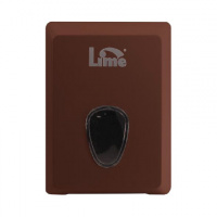 Диспенсер для туалетной бумаги листовой Lime коричневый, mini, V укладка, 916005