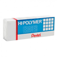 Ластик Pentel Hi-polymer eraser 35х16х11.5мм, белый