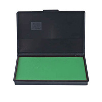 Штемпельная настольная подушка Trodat 110х70мм, зеленая, краска на водной основе