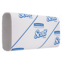 Бумажные полотенца Скотт Кимберли-Кларк Slimfold 5856, в листах, однослойные, 110шт, белые