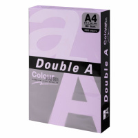 Цветная бумага для принтера Double A пастель фиолетовая, А4, 500 листов, 80 г/м2