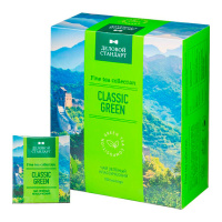 Чай Деловой Стандарт Classic Green, зеленый, 100 пакетиков