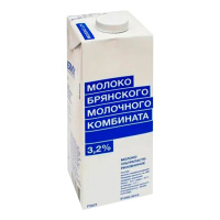 Молоко Брянский Молочный Комбинат 3.2%, 975мл, ультрапастеризованное