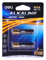 Батарейка Deli E18504 AAA LR03, 2шт/уп