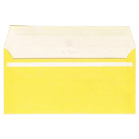 Конверт почтовый Packpost E65 желтый, 110х220мм, 90г/м2, 50шт, стрип