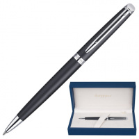 Шариковая ручка автоматическая Waterman Hemisphere 2010 Matt Black CТ 1мм, корпус черный хром, S0920
