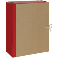 Архивная папка на завязках Officespace красная, А4, 120 мм