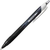 Шариковая ручка автоматическая Uni Jetstream SXN-150RT черная, 1мм, черный корпус