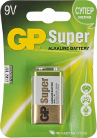 Батарейка Gp Super Alkaline 6LR61 9V, 1шт/уп